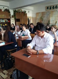 Встреча образовательного центра «World Citizen» c  учащимися 11 классов.