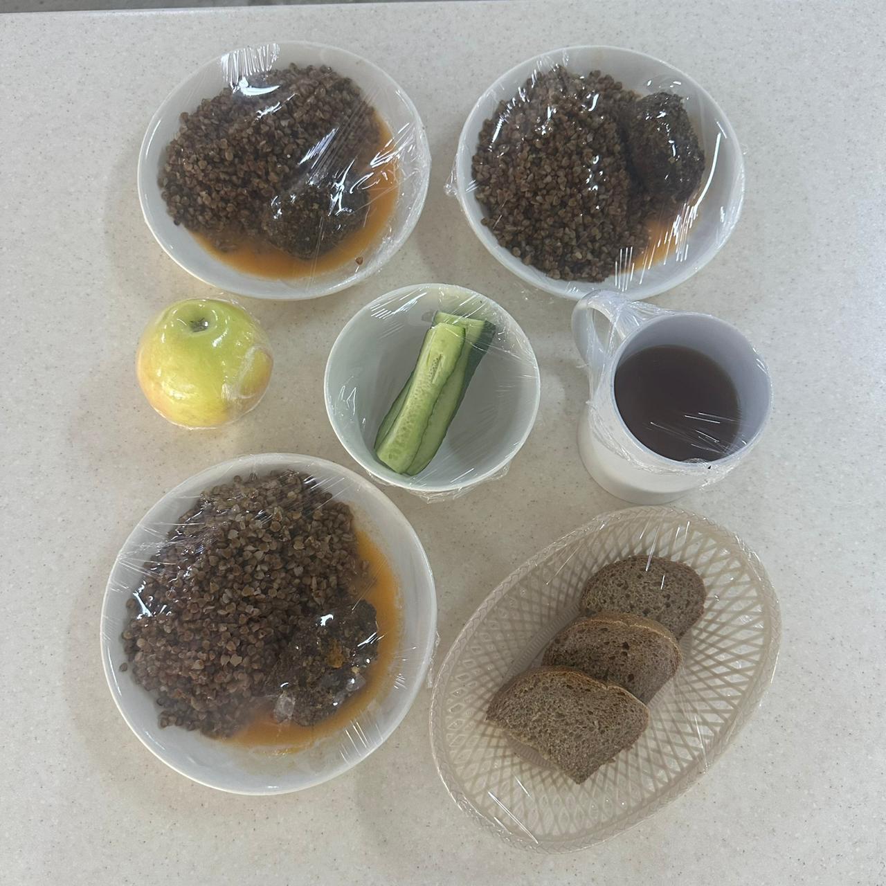 Тегін тамақтануға арналған ас мәзірі. Меню блюд для организации