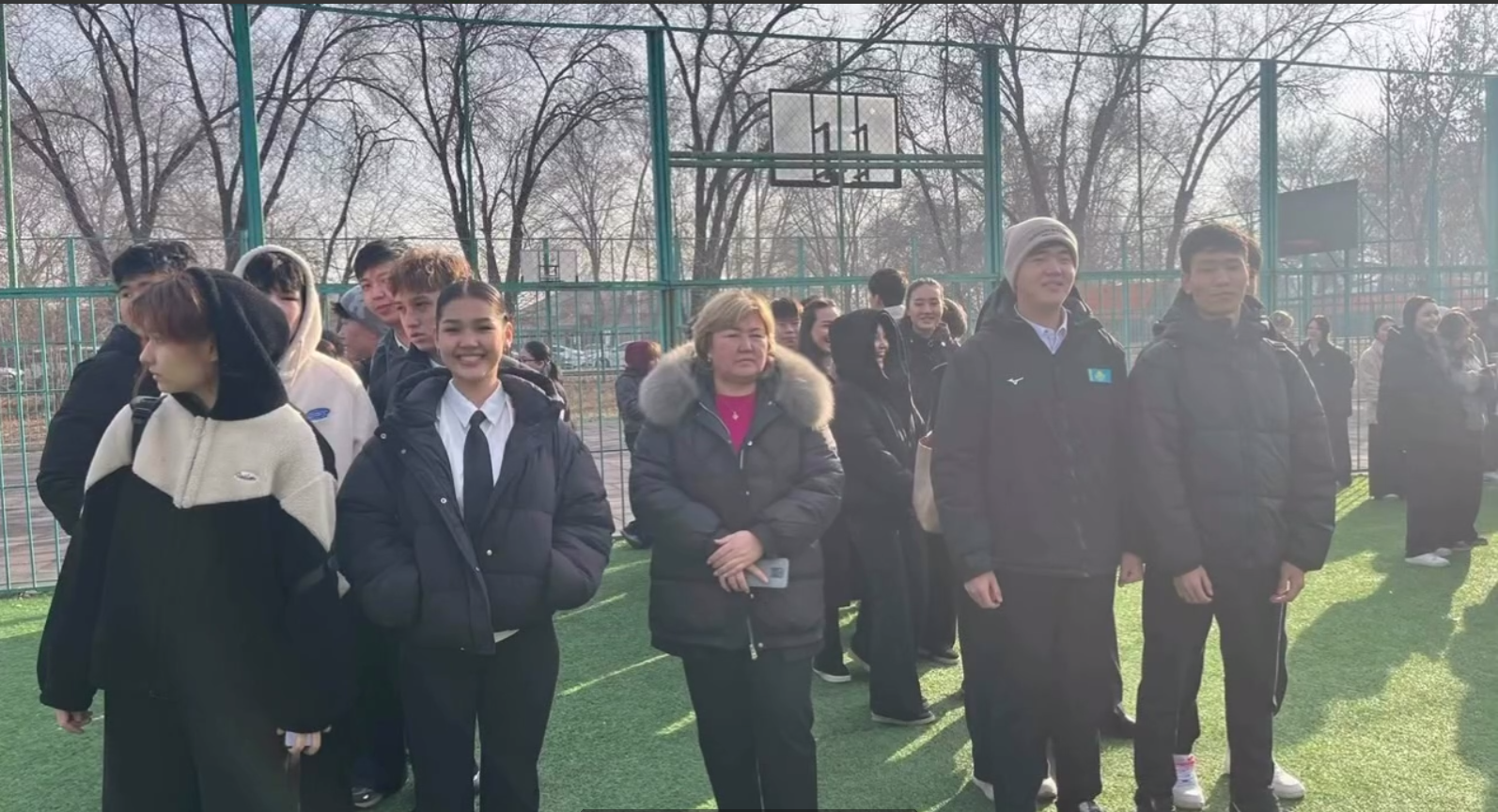 Сейсмотренировка №142 орта мектепте өтті. Проведение сейсмотренировки в КГУ СОШ №142