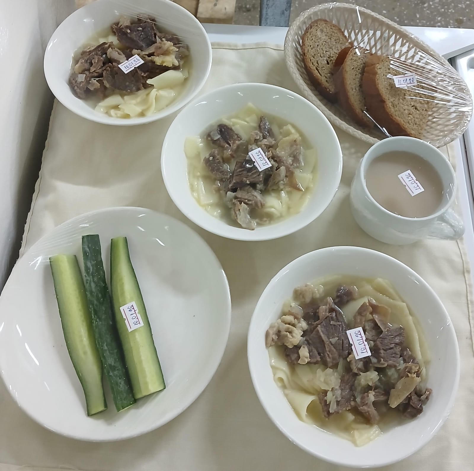 Тегін тамақтануға арналған ас мәзірі.Меню блюд для организации бесплатного питания