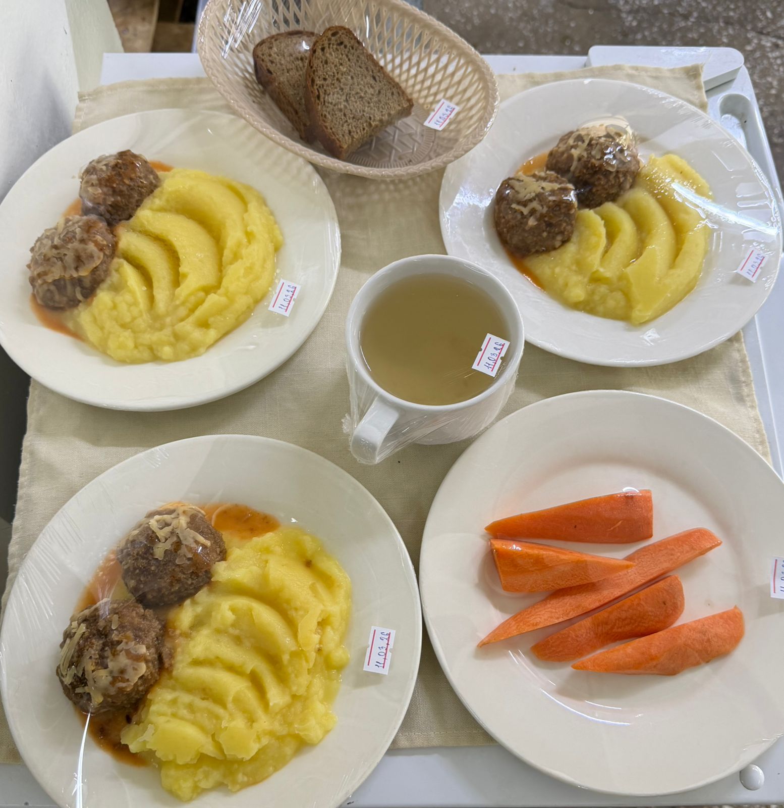 Тегін тамақтануға арналған ас мәзірі.Меню блюд для организации бесплатного питания