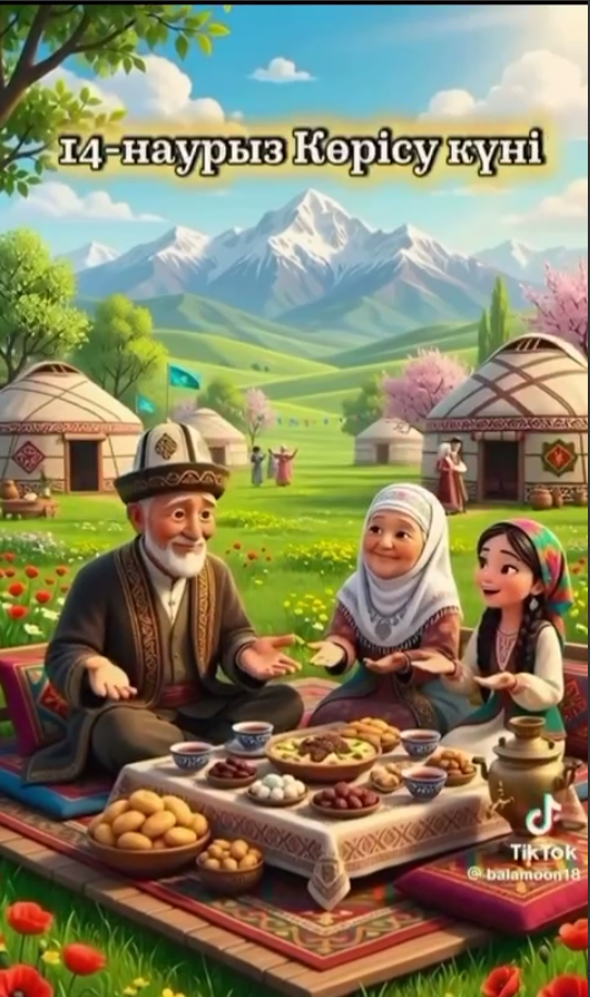 Көрісу күні – мейірімділік пен сыйластық мерекесі. День встречи – праздник доброты и уважения.