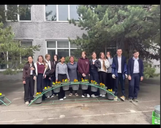 «1000 гүл» акциясы / Акция «1000 цветов»